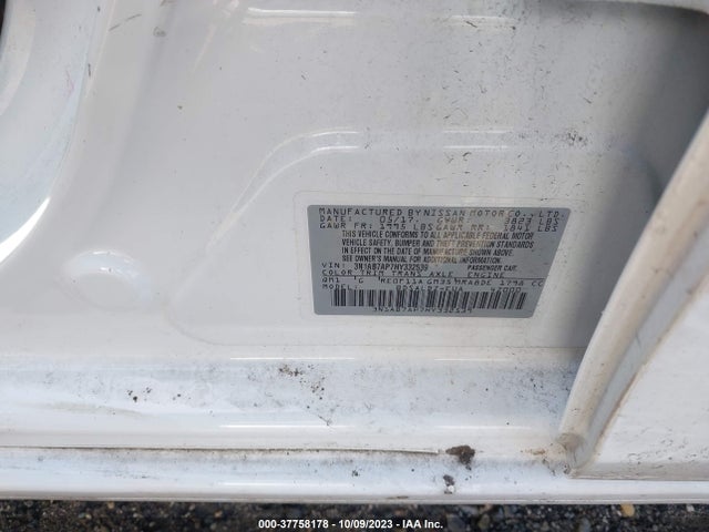 Nissan SENTRA SV 2017 3N1AB7AP7HY332539 Image 9