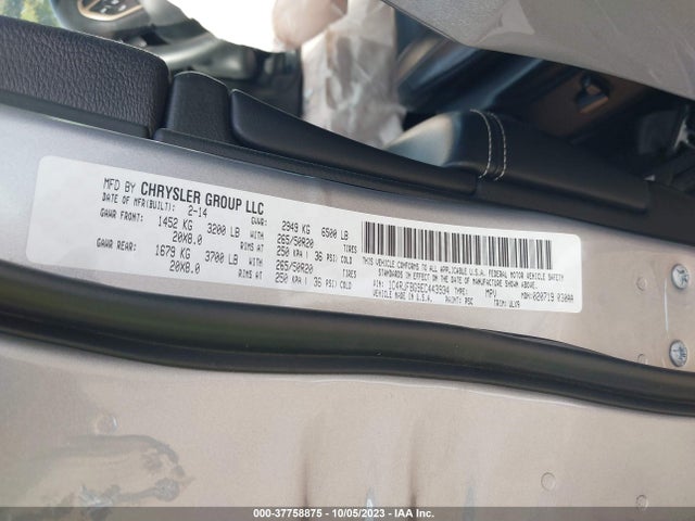 1C4RJFBG9EC443934 Jeep Grand Cherokee Limited