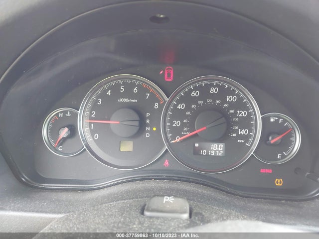 2009 SUBARU LEGACY LTD VIN: 4S3BL626597222834