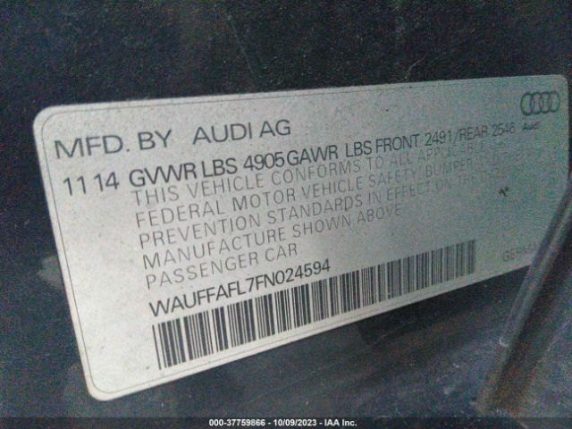 WAUFFAFL7FN024594 Audi A4 Premium Plus