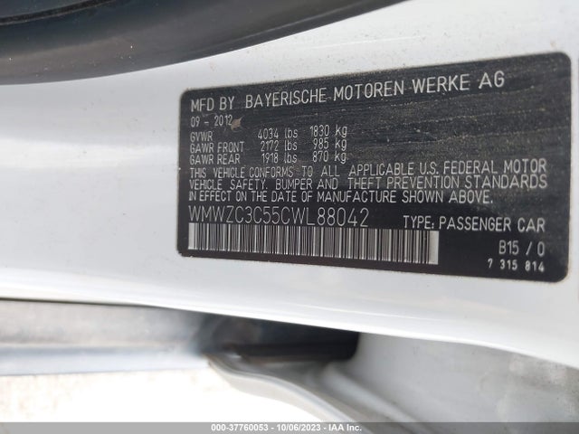 2012 MINI COOPER COUNTRYMAN WMWZC3C55CWL88042 Photo 8