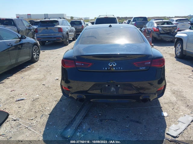 2018 Infiniti Q60 3.0t Luxe მანქანა იყიდება აუქციონზე, vin: JN1EV7EK8JM341153, აუქციონის ნომერი: 37760116