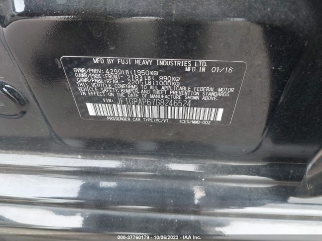 JF1GPAP67G8246524 Subaru Impreza Wagon 2.0i Sport Premium