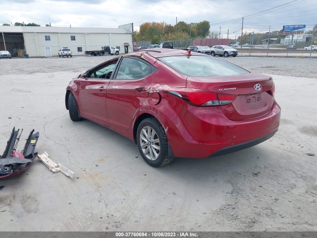 2014 HYUNDAI ELANTRA SE VIN: 5NPDH4AE6EH543889