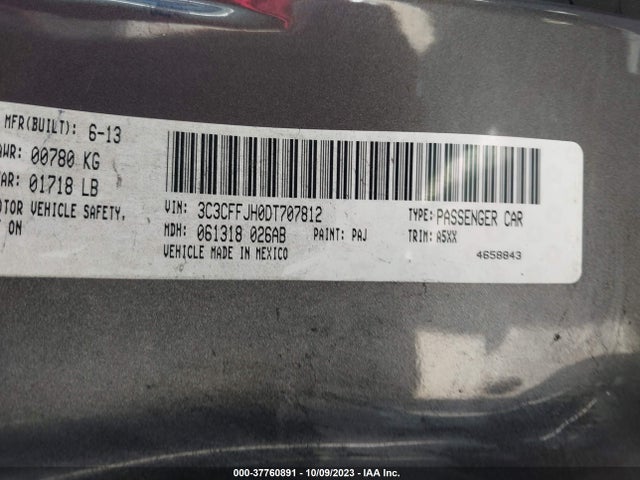 2013 FIAT 500 3C3CFFJH0DT707812 Photo 8