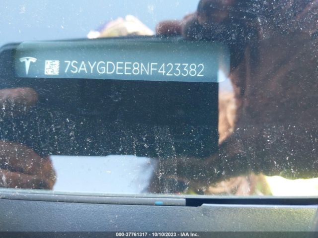2022 TESLA MODEL Y 7SAYGDEE8NF423382 Photo 8