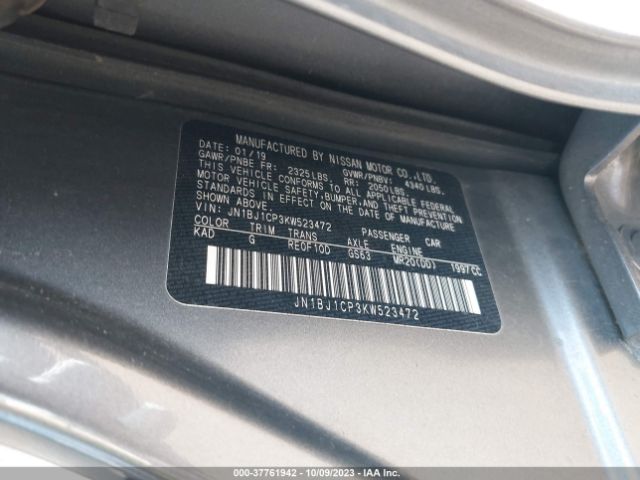 JN1BJ1CP3KW523472 Nissan Rogue Sport S