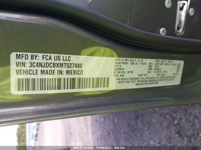 2021 JEEP COMPASS 3C4NJDCBXMT527480 Photo 8