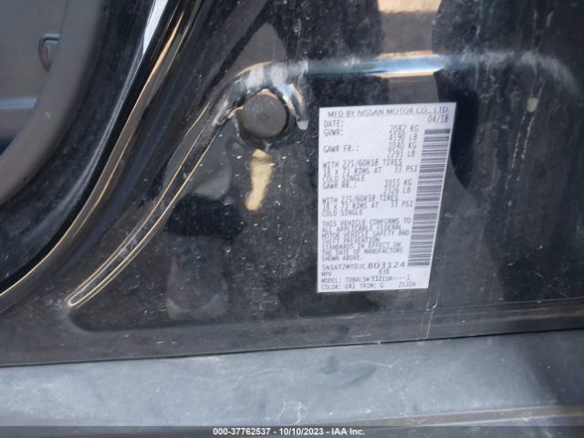 5N1AT2MT0JC803124 Nissan Rogue Sl