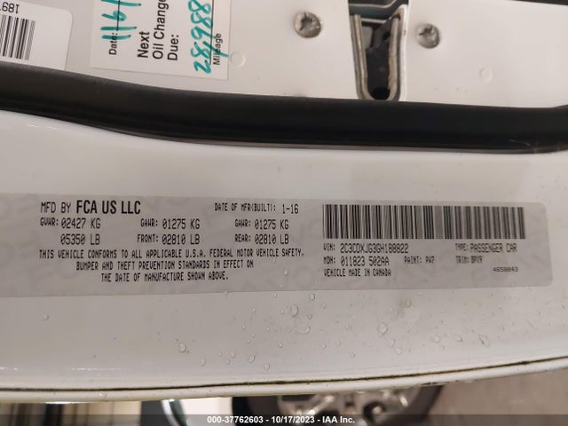 Dodge Charger Sxt 2016 2C3CDXJG3GH188822 Image 9