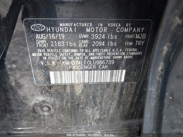Hyundai ELANTRA SE 2020 KMHD74LF0LU986739 Image 9