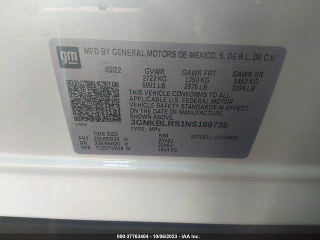 Chevrolet Blazer Awd Premier 2022 3GNKBLRS1NS169735 Image 9