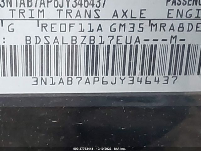 3N1AB7AP6JY346437 Nissan SENTRA S