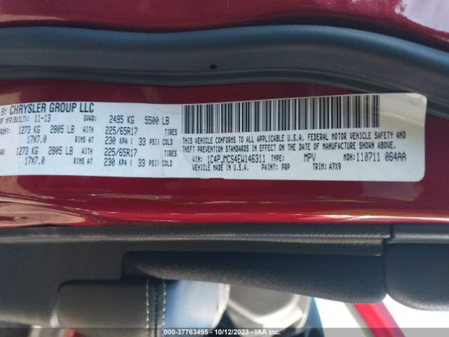 1C4PJMCS4EW146311 Jeep Cherokee Latitude