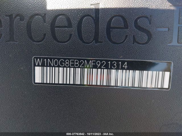 W1N0G8EB2MF921314 Mercedes-Benz Glc Glc 300