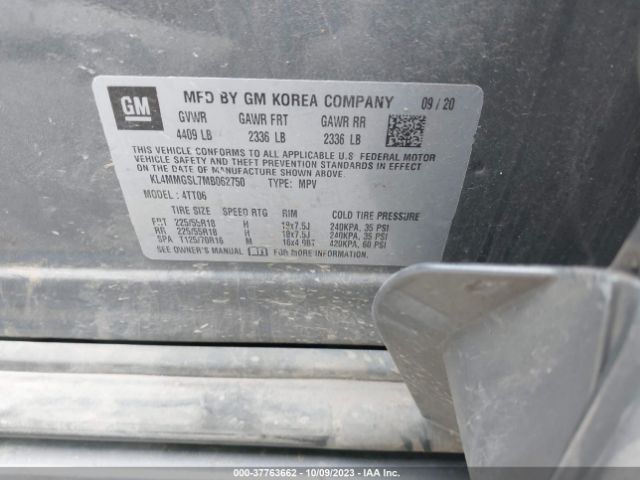 KL4MMGSL7MB062750 Buick Encore Gx Essence