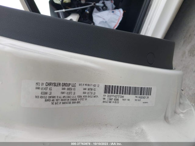 2013 FIAT 500 3C3CFFFH3DT573340 Photo 8