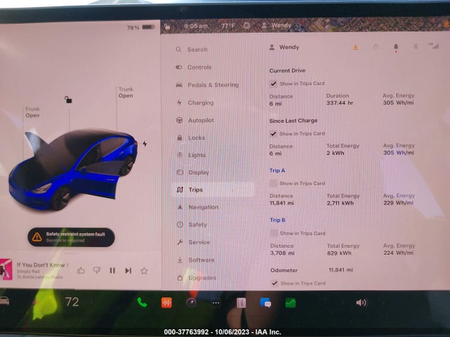 Tesla Model 3 Long Range 2022 5YJ3E1EB1NF207732 Image 7