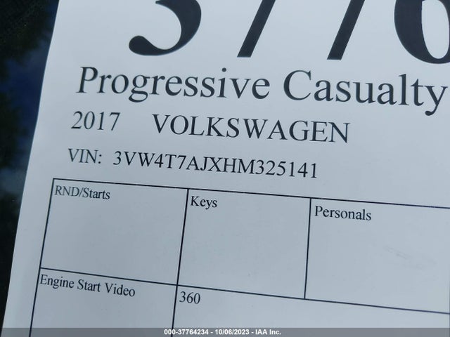 3VW4T7AJXHM325141 Volkswagen JETTA GLI