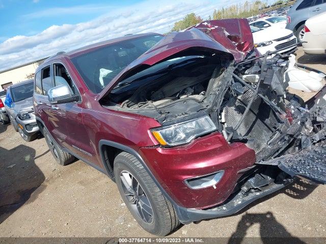 2019 JEEP GRAND CHEROKEE LIMITED VIN: 1C4RJFBG3KC607917