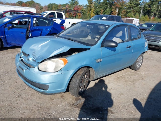 2008 HYUNDAI ACCENT GS VIN: KMHCM36C68U104917