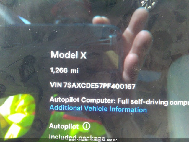 Tesla MODEL X 2023 7SAXCDE57PF400167 Image 7