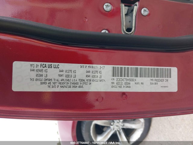Dodge CHARGER R/T 2017 2C3CDXCT5HH583614 Image 9