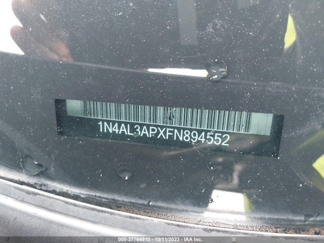 Nissan Altima 2.5 S 2015 1N4AL3APXFN894552 Image 9
