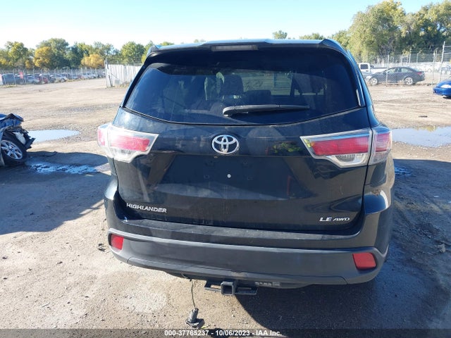 Toyota Highlander Le V6 2014 5TDBKRFH9ES043096 Image 17