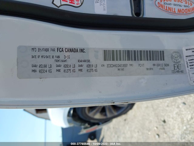 Dodge Charger Sxt 2016 2C3CDXHG1GH218597 Image 9
