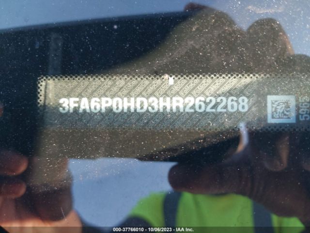 3FA6P0HD3HR262268 Ford FUSION SE