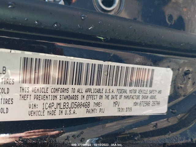 Продажа на аукционе авто 2018 Jeep Cherokee Latitude Plus 4x4, vin: 1C4PJMLB3JD500468, номер лота: 37766023
