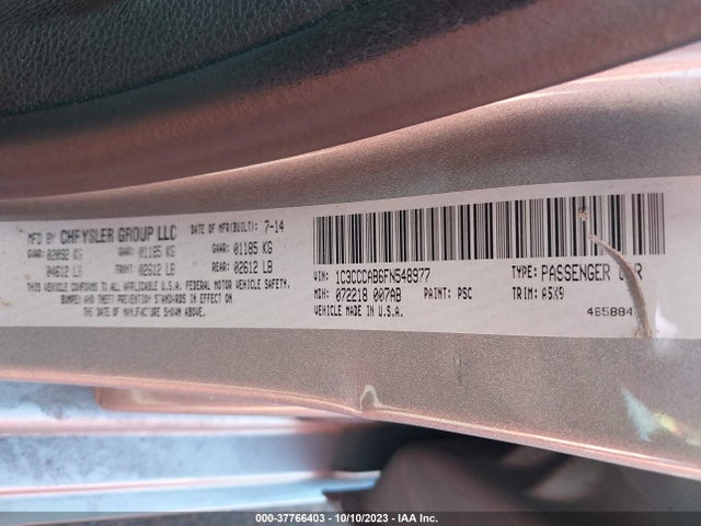Chrysler 200 Limited 2015 1C3CCCAB6FN548977 Image 9
