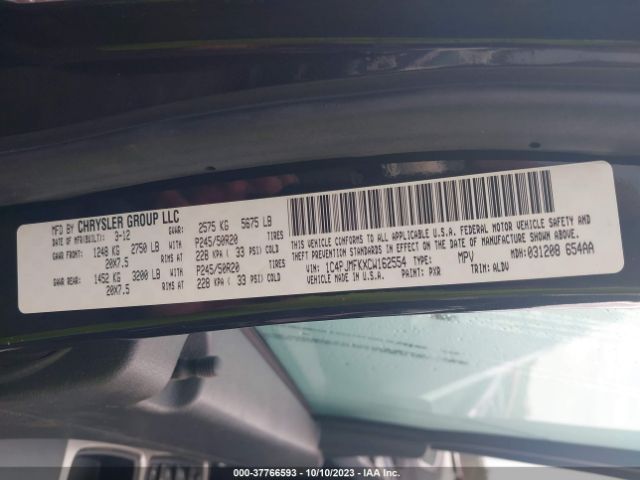 2012 JEEP LIBERTY 1C4PJMFKXCW162554 Photo 8