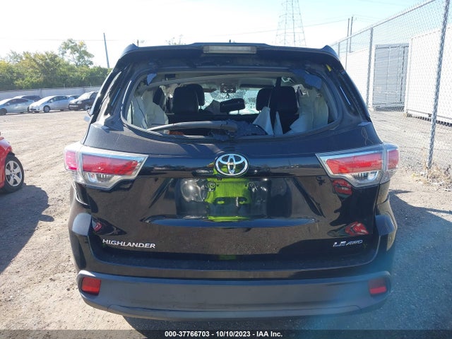 2016 TOYOTA HIGHLANDER LE VIN: 5TDBKRFH9GS293568