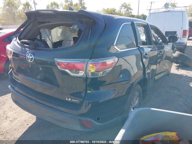 Toyota Highlander Le 2016 5TDBKRFH9GS293568 Image 4