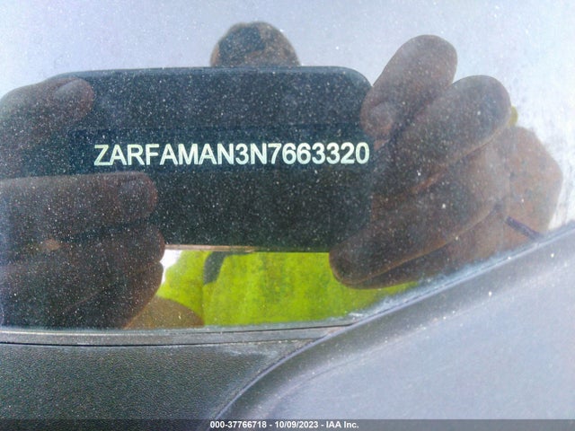 2022 Alfa Romeo Giulia, VIN: ZARFAMAN3N7663320