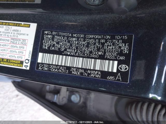 JTNKARJE5GJ513460 Scion IM