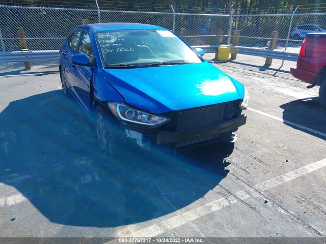 2017 HYUNDAI ELANTRA SE VIN: KMHD84LF0HU191114