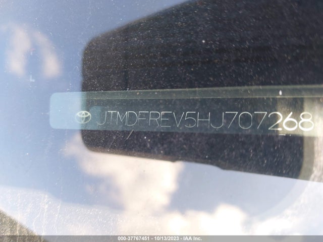 2017 TOYOTA RAV4 LIMITED VIN: JTMDFREV5HJ707268