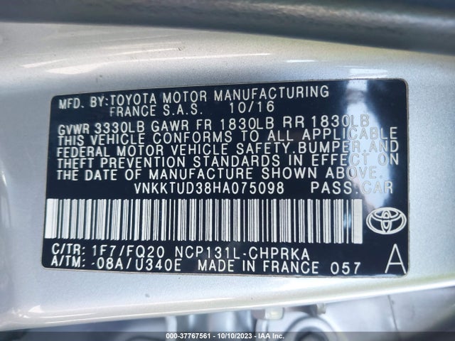 Toyota Yaris 2017 VNKKTUD38HA075098 Image 21