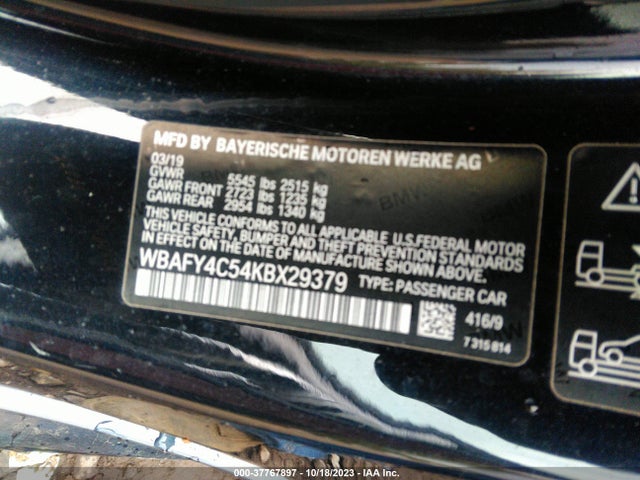 BMW M850i Xdrive 2019 WBAFY4C54KBX29379 Image 9