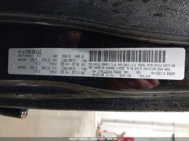 1C4BJWDGXHL746840 Jeep Wrangler Unlimited Sport