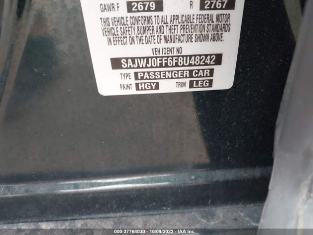 SAJWJ0FF6F8U48242 Jaguar Xf V6