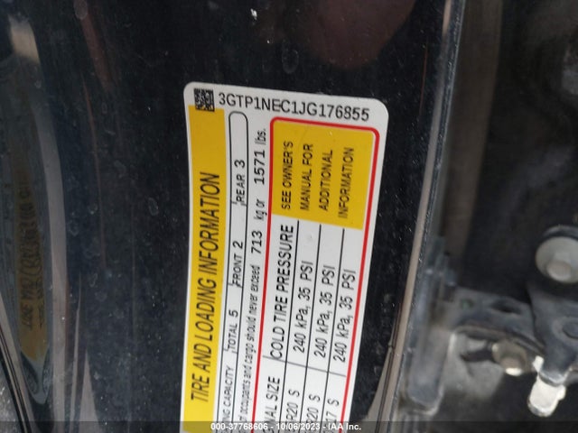 GMC Sierra 1500 Slt 2018 3GTP1NEC1JG176855 Image 9