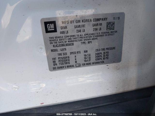 KL4CJGSB6LB056030 Buick Encore Essence