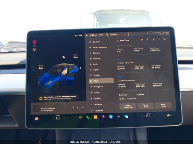 Tesla Model Y Long Range 2022 7SAYGAEE3NF490230 Image 14