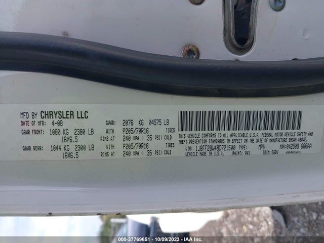 2008 JEEP PATRIOT 1J8FF28W48D721500 Photo 8
