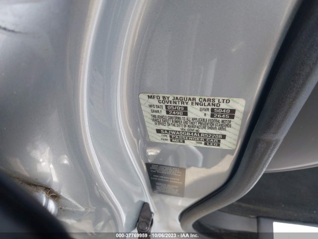 2010 JAGUAR XF SAJWA0GB4ALR52208 Photo 8
