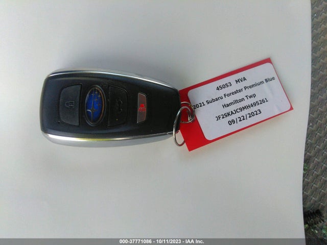 2021 SUBARU FORESTER PREMIUM VIN: JF2SKAJC9MH495261